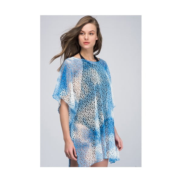 Světle modrá dámská letní tunika z čisté bavlny NW