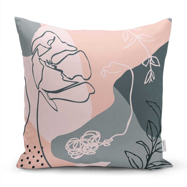 Sada 4 dekorativních povlaků na polštáře Minimalist Cushion Covers Draw Art, 45 x 45 cm-image-3