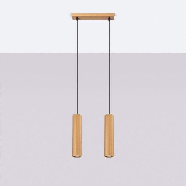 Závěsné svítidlo ve zlaté barvě Gleam – Sollux-image-4