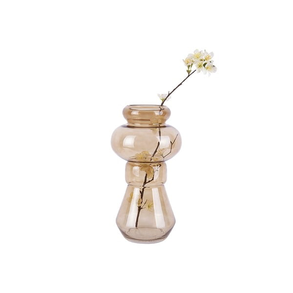 Hnědá skleněná váza PT LIVING Morgana, výška 35 cm-image-2