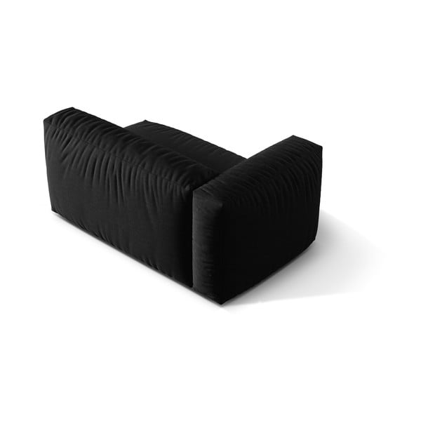 Černý modul pohovky (levý roh) Martina – Micadoni Home-image-3