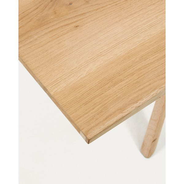 Jídelní stůl s deskou v dubovém dekoru 100x200 cm Armande – Kave Home-image-3