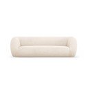 Krémová pohovka z textilie bouclé 230 cm Essen - II. jakost – Cosmopolitan Design