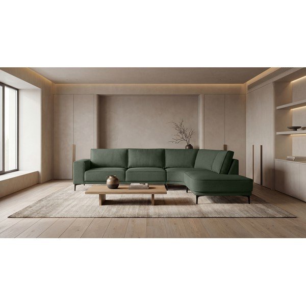 Khaki rohová pohovka (pravý roh) Copenhagen – Scandic-image-1