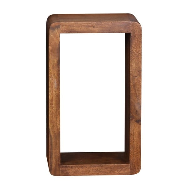 Sada 3 nástěnných polic z masivního sheeshamového dřeva Skyport BOHA-image-4