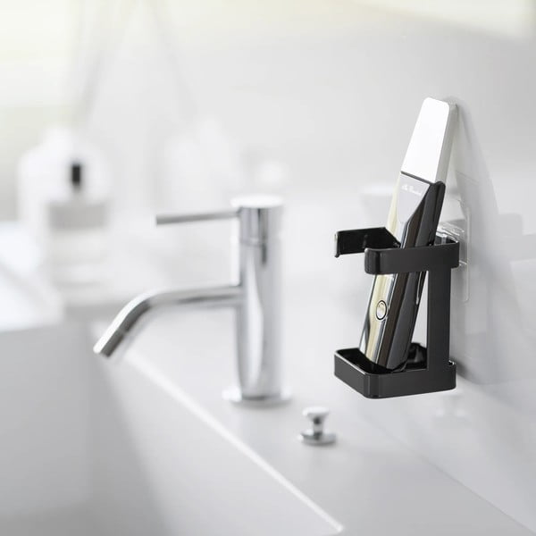 Černý kovový držák zařízení péče o pleť Film Hook – YAMAZAKI-image-1