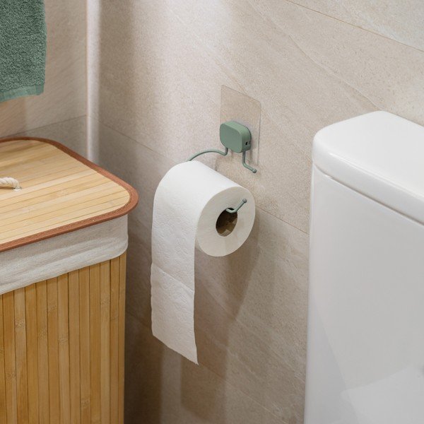 Samodržící kovový držák na toaletní papír Grena – Compactor-image-1