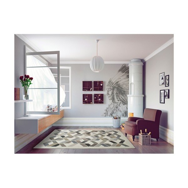 Béžový koberec Universal Kerala Cusmo Beige, 160 x 230 cm-image-1