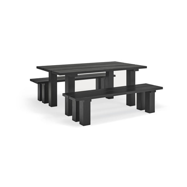 Jídelní stůl s deskou z borovicového dřeva 100x180 cm Banda – Teulat-image-4