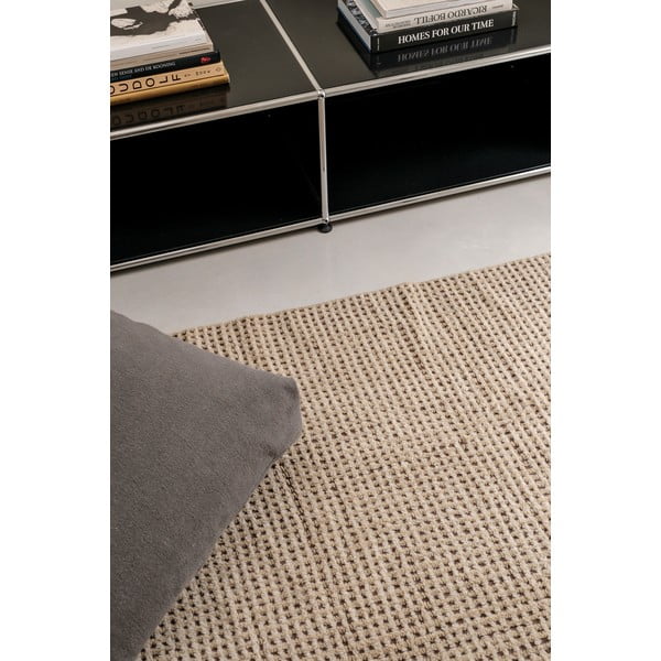 Khaki pratelný/ručně tkaný vlněný koberec 170x240 cm Unexpected Wool – Lorena Canals-image-4