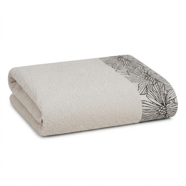 Slonovinový froté bavlněný ručník 50x100 cm Valencia – My House