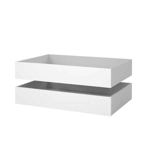 Bílé šuplíky pod postel v sadě 2 ks Naia – Tvilum-image-3