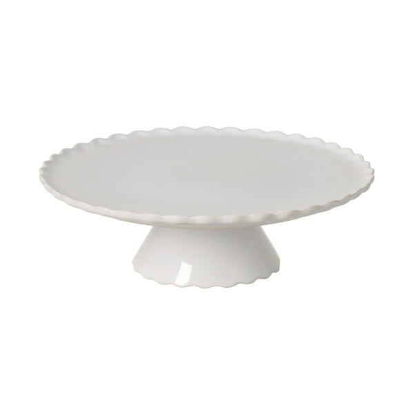 Bílý kameninový podnos na dort Casafina Forma, ⌀ 28 cm