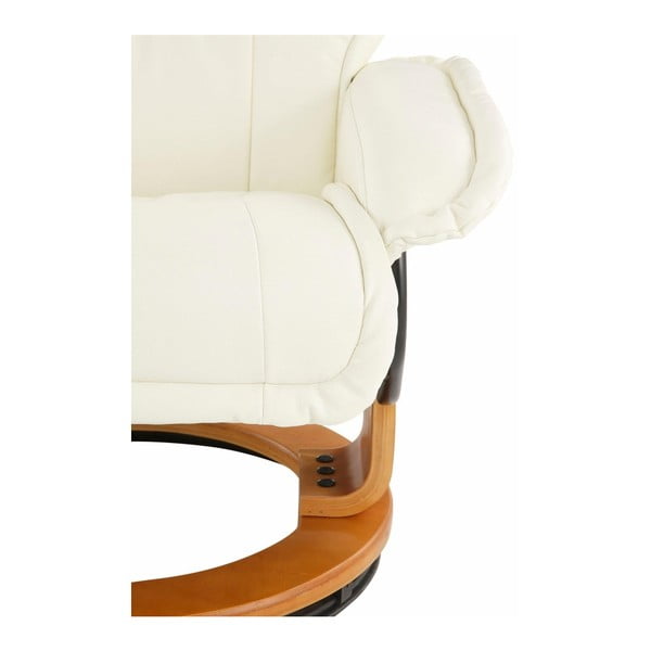 Set krémového křesla a podnožky Støraa Roubaix-image-4