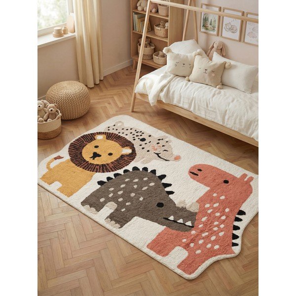 Pratelný/ručně tkaný bavlněný dětský koberec 140x200 cm Snuggle Zoey – Hanse Home-image-1