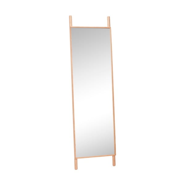 Stojací zrcadlo s dřevěným rámem 53x188 cm Lean – Hübsch