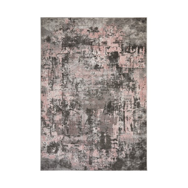 Šedo-růžový koberec Flair Rugs Wonderlust, 160 x 230 cm