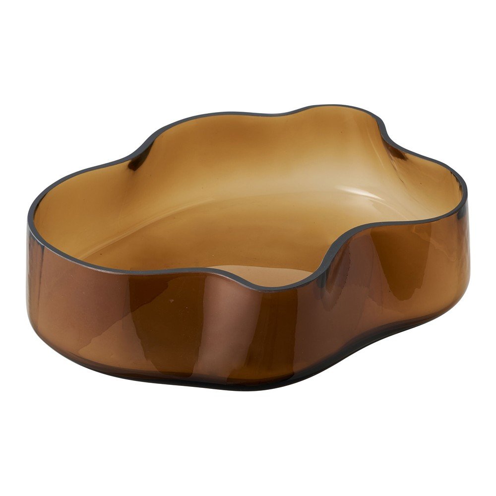 Skleněný dekorační tác 29,5x24 cm – House Nordic