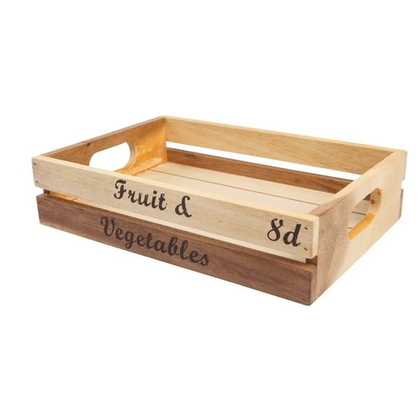 Přenoska z akáciového dřeva T&G Woodware Baroque Fruit and Vegetables, 30 x 21 cm-image-1