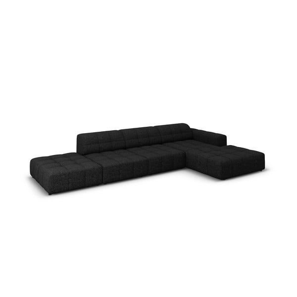 Antracitová rohová pohovka (pravý roh) Chicago – Cosmopolitan Design-image-3