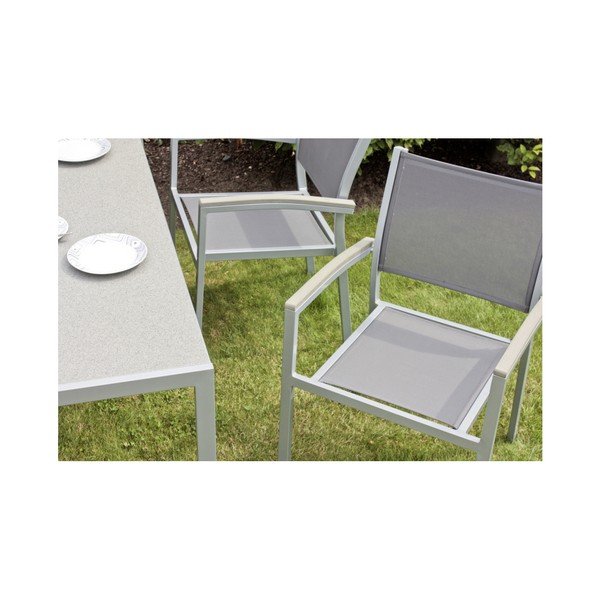 Šedé zahradní křeslo Grace – Garden Pleasure-image-4