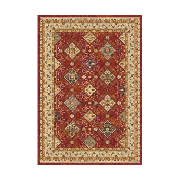 Béžovo-červený koberec Universal Nova Ornaments, 67 x 200 cm