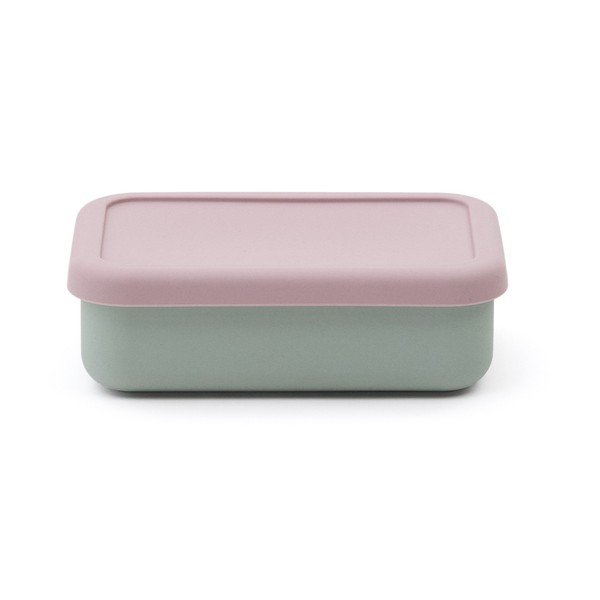 Růžový/tyrkysový silikonový dětský svačinový box Lili – Kave Home
