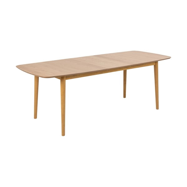 Rozkládací jídelní stůl s deskou v dubovém dekoru 180x90 cm Montreux - Actona-image-4