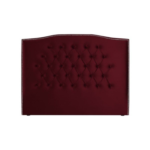 Červené čelo postele Mazzini Sofas Cloves, 180 x 120 cm