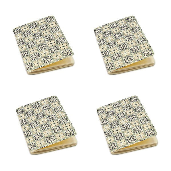 Sešity v sadě 4 ks 192 stránek formát A6 Quadrilobe – Kartos-image-2