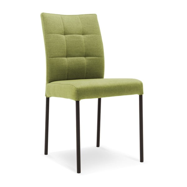 Zelená jídelní židle s černými nohami Mossø Vento