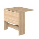 Rozkládací jídelní stůl v dekoru dubu 76x28 cm Papillon – TemaHome
