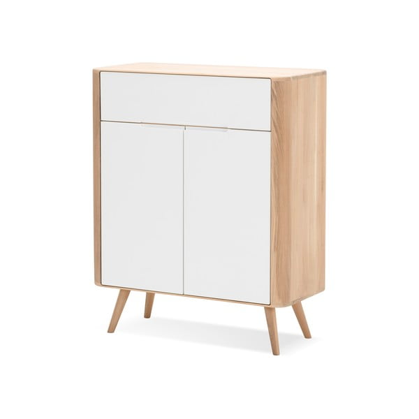 Komoda z dubového dřeva Gazzda Ena One, 90 x 42 x 110 cm-image-2