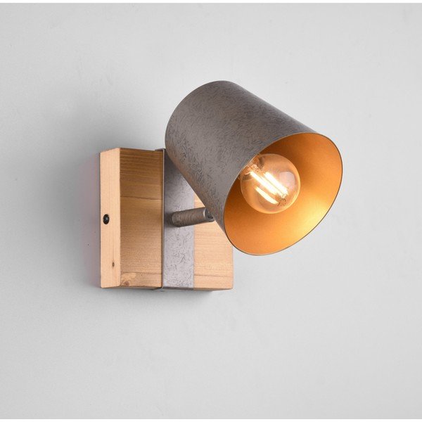 Bodové svítidlo v tmavě šedo-přírodní barvě Bell – Trio-image-2