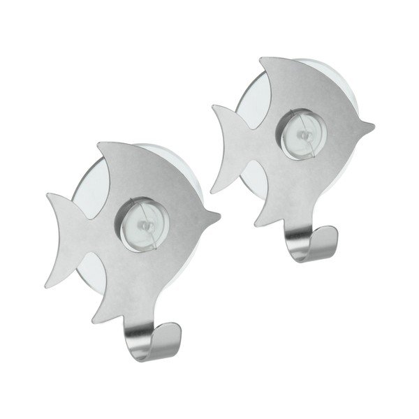 Sada 2 háčků s přísavkou Metaltex Pesce-image-1