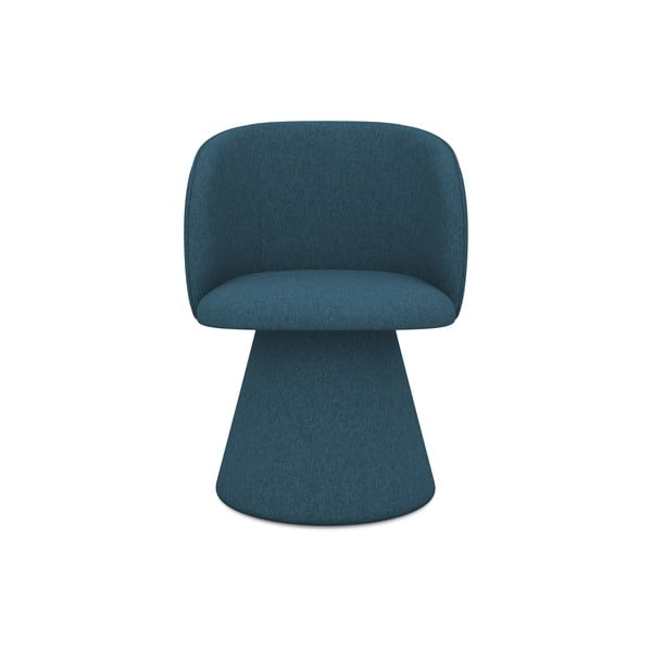 Modré čalouněné jídelní křeslo Maia – Makamii-image-1