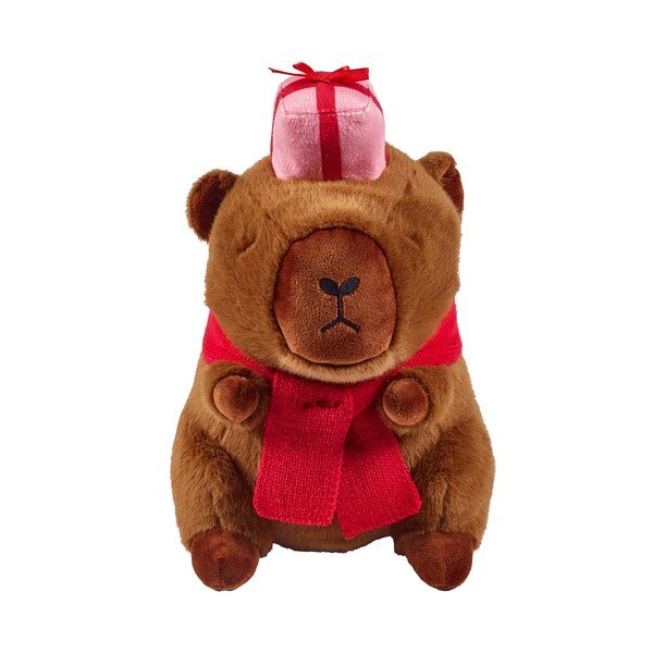 Dekorační polštář 20x30 cm Christmas Capybara – Catherine Lansfield