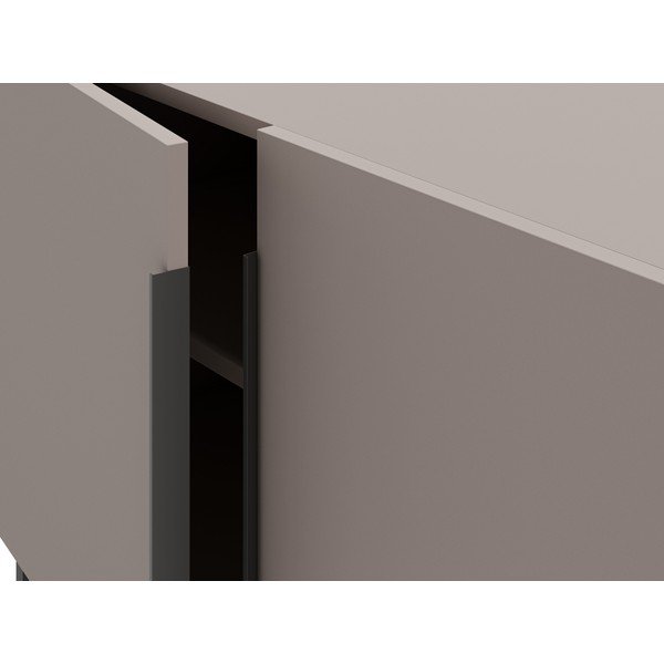 Šedobéžový TV stolek 140x55 cm Titan – Marckeric-image-1