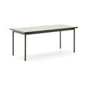 Ocelový zahradní jídelní stůl 91x182 cm Maurina – Kave Home