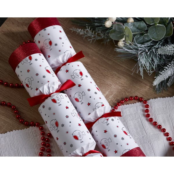 Vánoční crackery v sadě 6 ks Racing Robin – Robin Reed-image-1