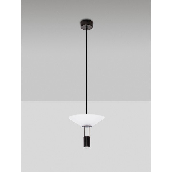 Matně černé hliníkové LED závěsné svítidlo se stínidlem z akrylového skla ø 22 cm Anafi – Nova Luce-image-4