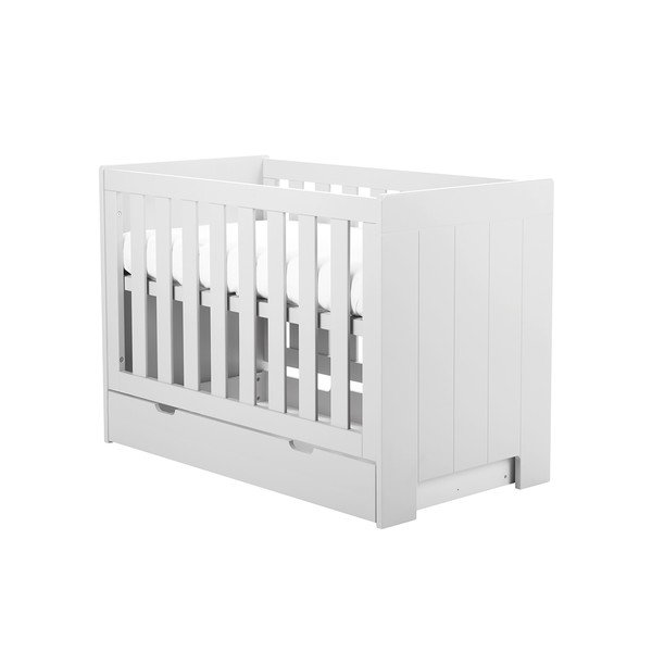 Bílá dětská postýlka Pinio Calmo, 120 x 60 cm-image-2