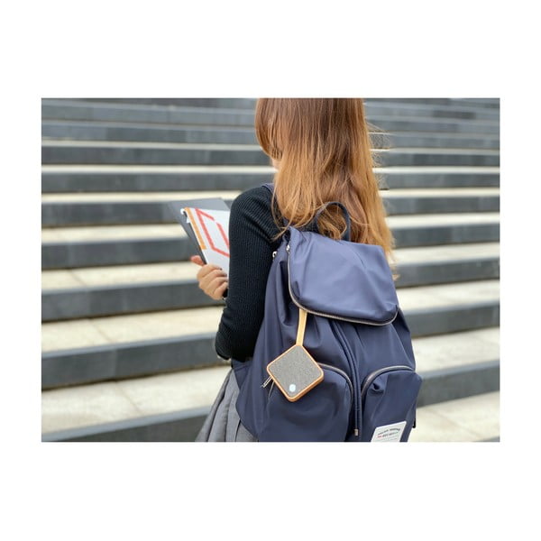 Hnědý bluetooth reproduktor Gingko Square-image-3