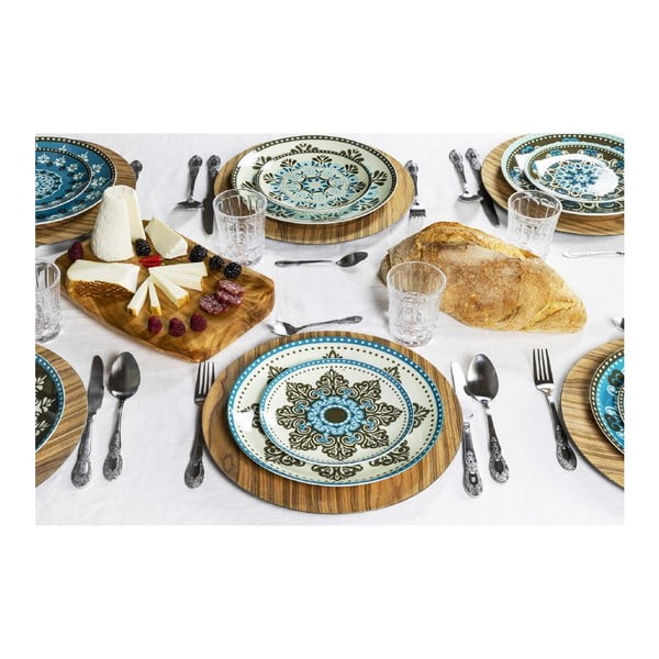 Porcelánovo-kameninová jídelní sada 18 ks Cala Jondal – VDE Tivoli 1996-image-1