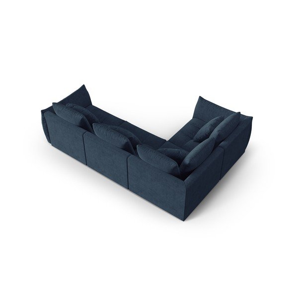 Tmavě modrá rohová pohovka (levý roh/do L) Bloom – Micadoni Home-image-3