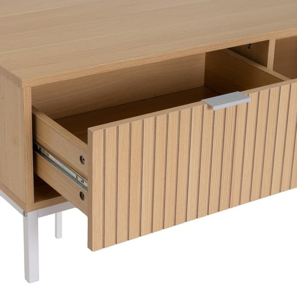 Konferenční stolek v dekoru dubu v přírodní barvě 50x110 cm Mid-Lines – Casa Selección-image-3