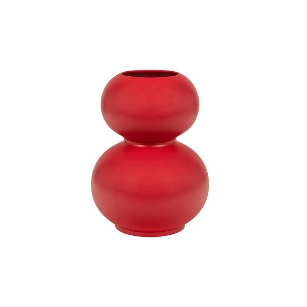 Červená keramická váza (výška 36 cm) Tuga – noo.ma
