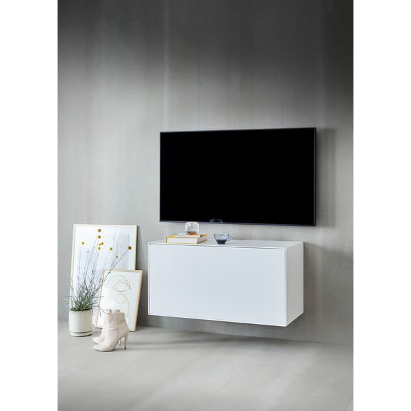 Bílý TV stolek 91x46 cm Edge by Hammel - Hammel Furniture-image-1