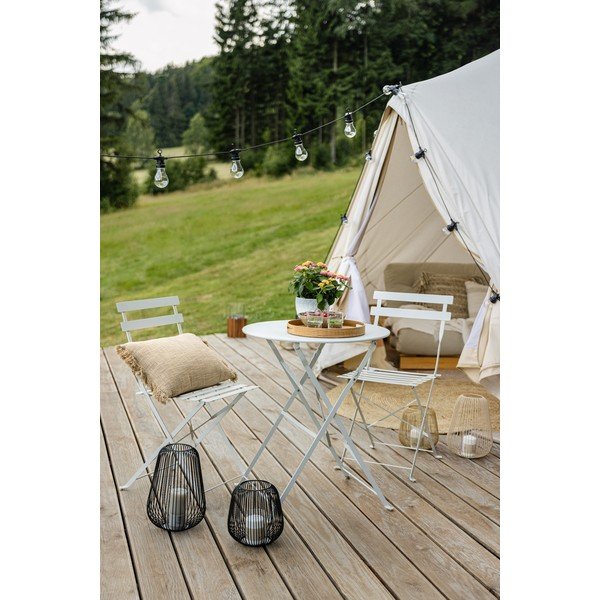 Bílý set zahradního nábytku Bonami Essentials Retro-image-4