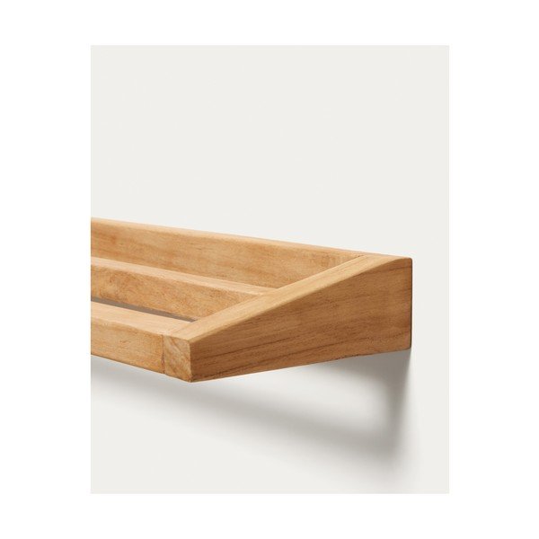 Dřevěný držák na ručníky v přírodní barvě Vedel – Kave Home-image-3